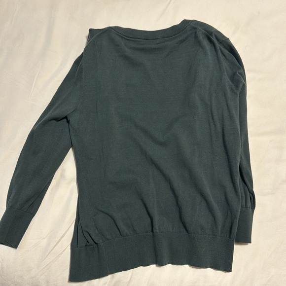 J. Crew grey gray charcoal the Clare cardigan s small - Picture 3 of 3